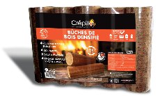 Pack de bûches de bois compressé