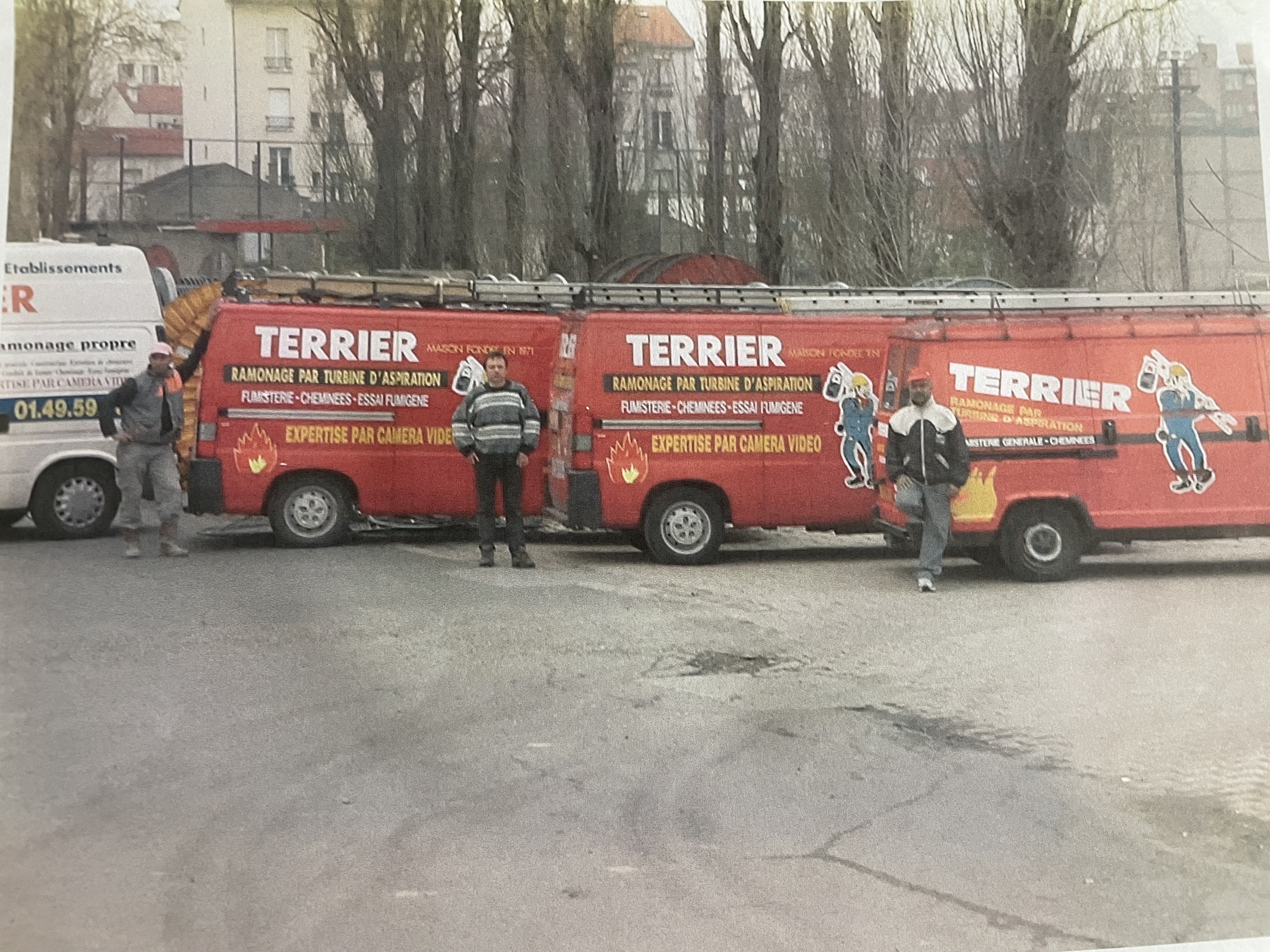 La flotte Terrier Ramonage dans les années 1990