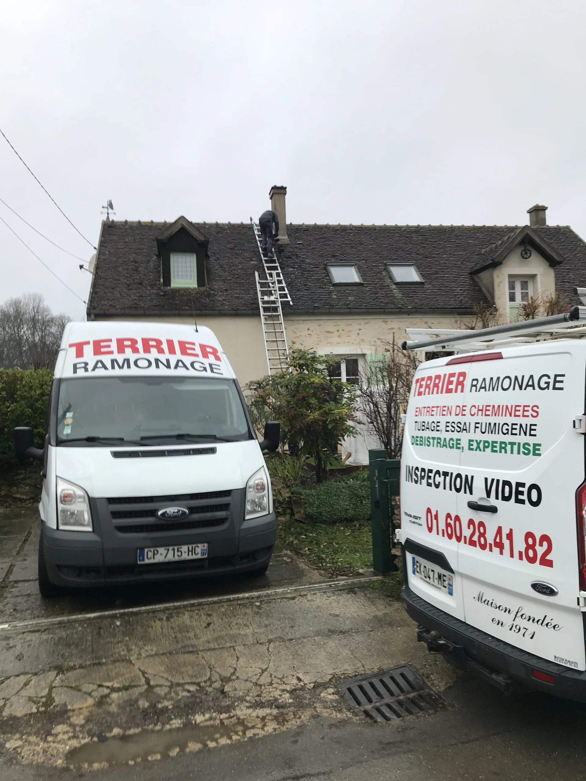 Mise en sécurité pour le tubage par le toit